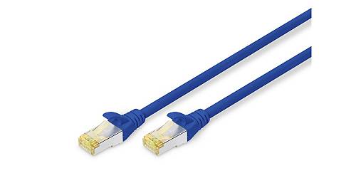 DIGITUS CAT 6A S/FTP Patchkabel, 7m, blau