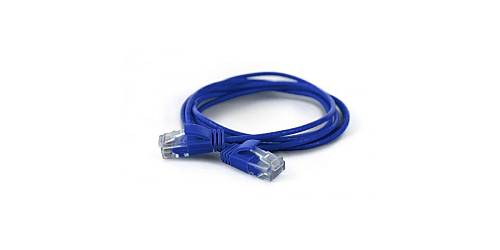 Wantec Patchkabel UTP  CAT6a           d=2,8mm  1,50m blau