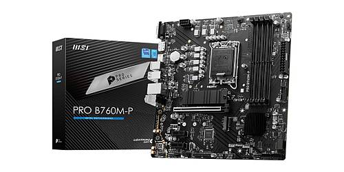 MSI PRO B760M-P                      (B760,S1700,mATX,DDR5)