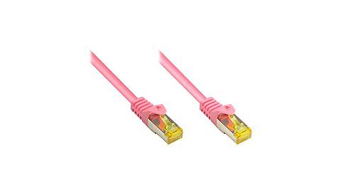 Good Connections RNS - Patch cable - RJ-45 (M) to RJ-45 (M) - 2 m - SFTP, PiMF - CAT 7 - halogen-free, molded, snagless - magenta
