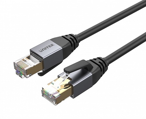 Unitek Network Patch Cable CAT8 Black 8.0m C18149A-8M