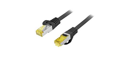 Equip Patchkabel Cat6A Outd.S/FTP 2xRJ45  1.00m schwarz LSZH Polybeutel