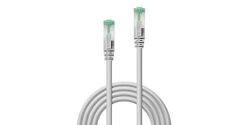 LINDY Patchkabel Cat.6A S/FTP GRS TPE Kabel, 15m grau