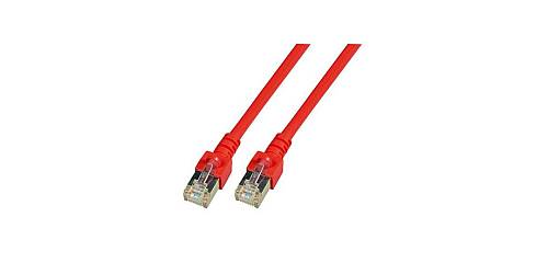 EFB RJ45 Patchkabel SF/UTP, Cat.5e, PVC, CCA, 25m, rot