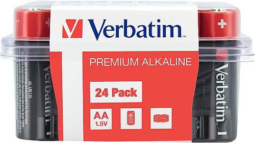 Verbatim Alkaline AA 24pcs Batteries (Box)