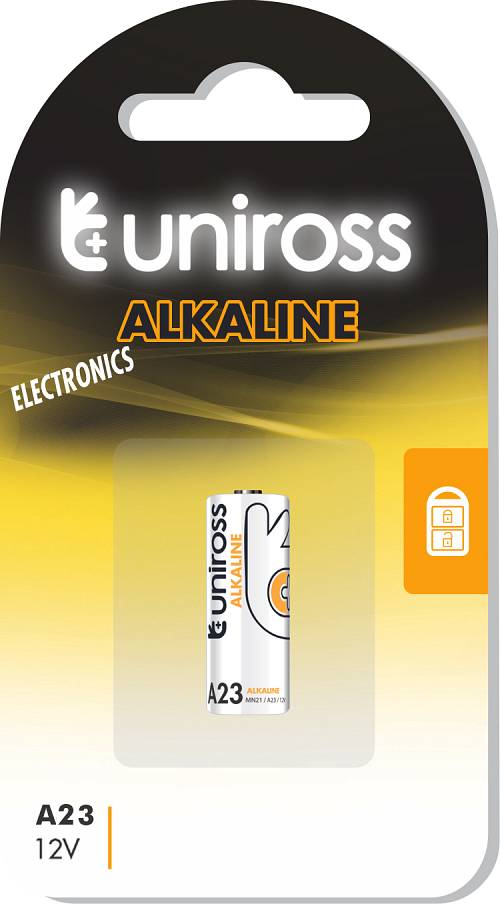 Uniross A23/23AE Alkaline Micro Battery (single)