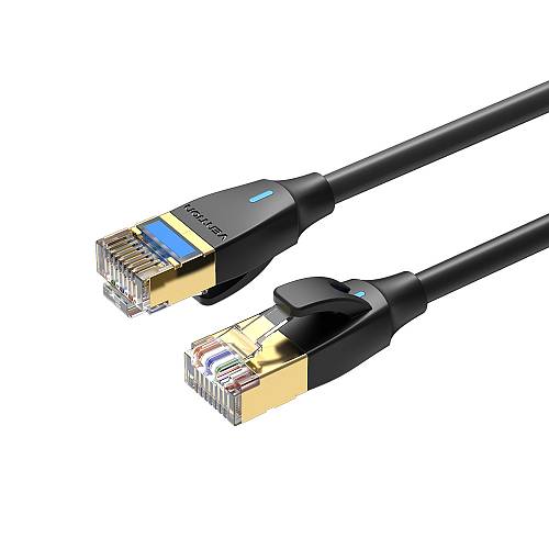 Vention NETWORK Cable CAT8 SFTP Slim 1.5m Black IKIBG