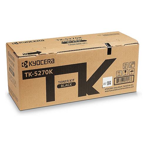 Kyocera TK 5270K , Black , original , toner cartridge , for ECOSYS M6230cidn, M6630cidn, P6230cdn