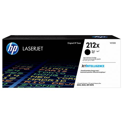 HP 212X , High Yield , black , original , LaserJet , toner cartridge (W2120X) , for Color LaserJet Enterprise MFP M578; LaserJet Enterprise Flow MFP M578