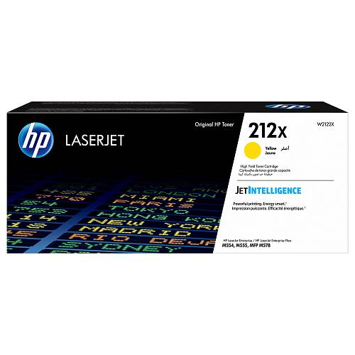 HP 212X , High Yield , yellow , original , LaserJet , toner cartridge (W2122X) , for Color LaserJet Enterprise MFP M578; LaserJet Enterprise Flow MFP M578