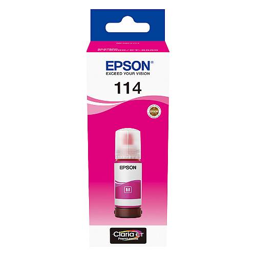 Epson 114 - 70 ml - magenta - original - ink refill - for EcoTank ET-8500, ET-8550