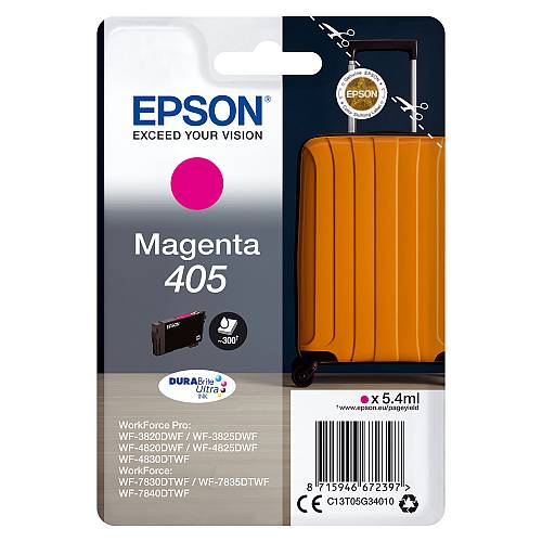 Epson Tinte 2LB Singlepack Magenta 405 DURABrite Ultra Ink