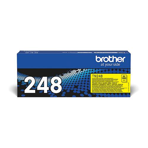 Brother TN248Y , Yellow , original , box , toner cartridge , for P/N: DCPL3520CDWE, DCPL3520CDWRE1, HLL3220CWRE1, MFCL3740CDWE, MFCL3740CDWRE1