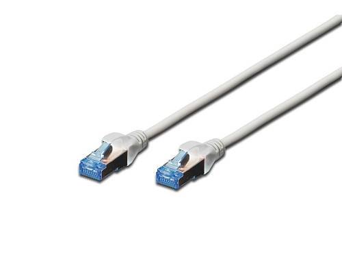 DIGITUS Ecoline - Patch cable - RJ-45 (M) to RJ-45 (M) - 1 m - SFTP - CAT 5e - grey