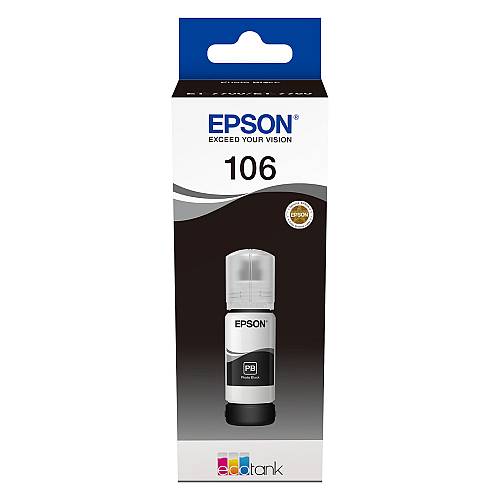 Epson Tinte 5LB 106 EcoTank Photo Black ink bottle