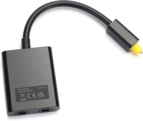 AV:Link Optical TOSlink Splitter 1x2 128.516UK