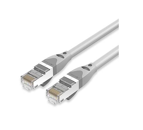 Vention NETWORK Cable CAT6A SFTP 0.3m Grey IBHHAA