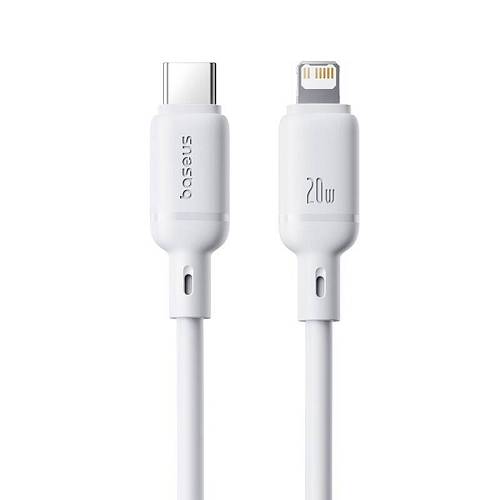 Baseus Cable Lightning to USB-C Silky Series 1.0m White