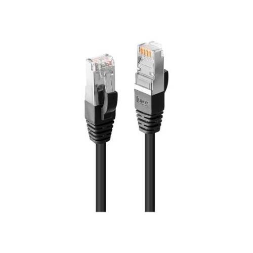 Lindy Premium - Patch cable - RJ-45 (M) to RJ-45 (M) - 5 m - screened shielded twisted pair (SSTP) - CAT 6 - halogen-free, snagless - black
