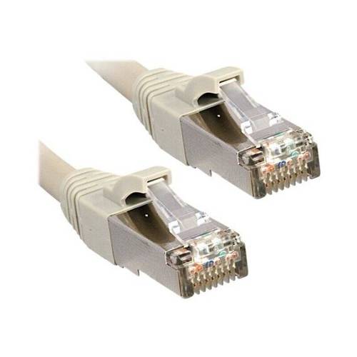 Lindy - Patch cable - RJ-45 (M) to RJ-45 (M) - 30 cm - SFTP, PiMF - CAT 6a - halogen-free, molded, snagless - grey