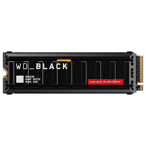 M.2 2TB WD Black SN8100 NVMe 2280 W/Heatsink POWERED BY SANDISK