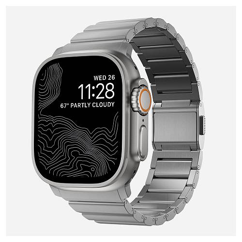Nomad Strap Titanium Silver V2 42/44/45/49mm
