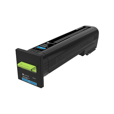 Lexmark - Cyan - original - toner cartridge LCCP, LRP - for Lexmark CS820de, CS820dte, CS820dtfe