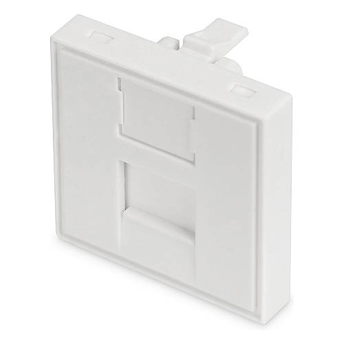 DIGITUS Blende 1-Port 45x45mm reinweiß für DN-93802-5