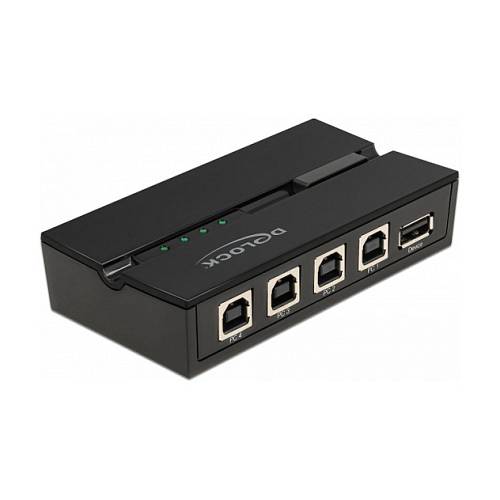 DELOCK USB 2.0 Switch für 4 PC an 1 Gerät