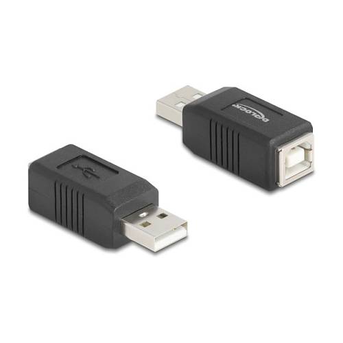 DELOCK Adapter USB 2.0 A Stecker zu B Buchse