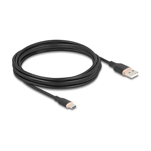 DELOCK USB 2.0 Kabel USB Typ-A St > USB Typ-C St 4m schwarz
