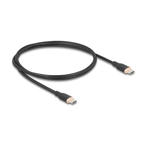 DELOCK USB 2.0 Kabel USB Typ-C St > St PD 3.0 60W 1m schwarz