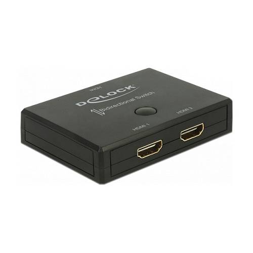 DELOCK HDMI 2 - 1 Umschalter bidirektional 4K 60 Hz