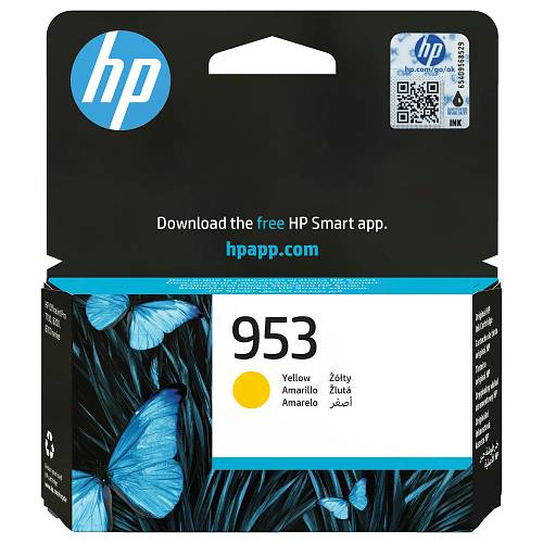 HP 953 , 10 ml , yellow , original , ink cartridge , for Officejet Pro 77XX, 82XX, 87XX