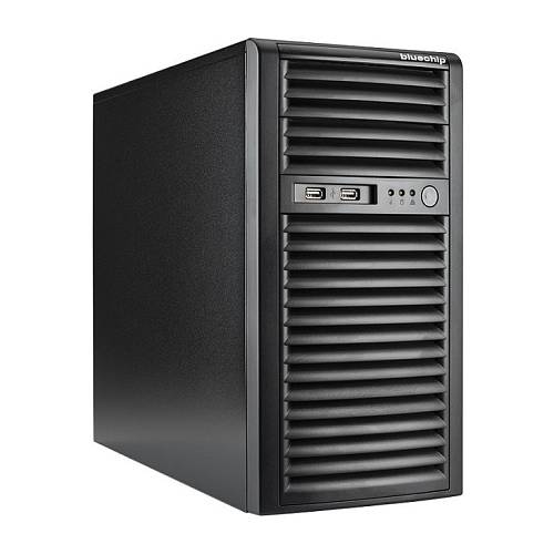 Server bluechip SERVERline T10301s Tower Atom C3558 16 GB DDR4. 960 GB SSD. 4 x Gigabit Ethernet
