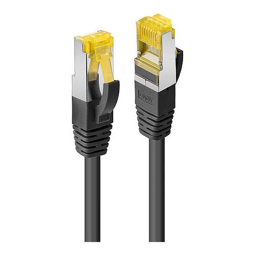 Lindy - Patch cable - RJ-45 (M) to RJ-45 (M) - 30 m - SFTP, PiMF - CAT 7 (cable) , CAT 6a (connectors) - halogen-free, snagless - black