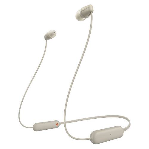 Sony WI-C100C In-Ear Headphones beige