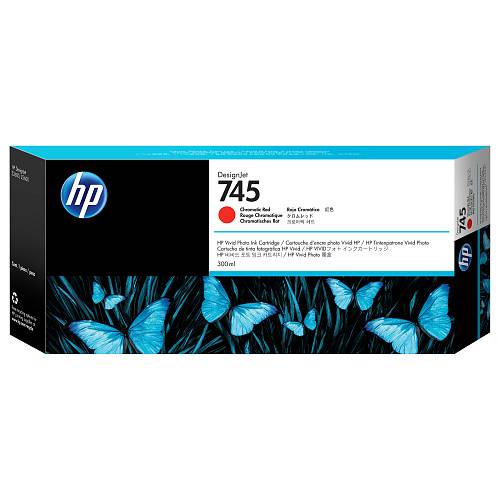HP 745 Tintenpatrone Chromatisch Rot 300 ml
