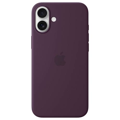 APPLE iPhone 16 Plus Silicone Case with MagSafe - Plum
