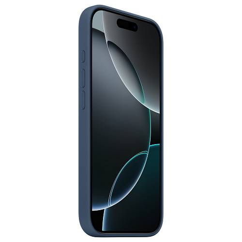 APPLE iPhone16 Pro Silicone Case with MagSafe - Denim