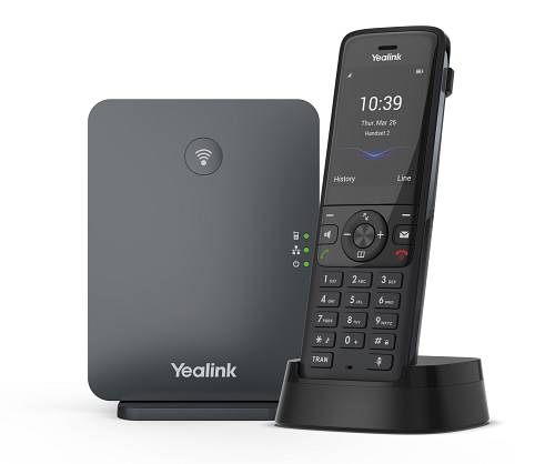 Yealink IP Phone Cordless DECT Base & W78H Handset with Bluetooth & Elegant Design W78P