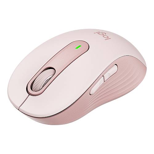 Logitech Signature M650 Mouse optical 5 buttons wireless Bluetooth 2.4 GHz Bolt USB receiver rose