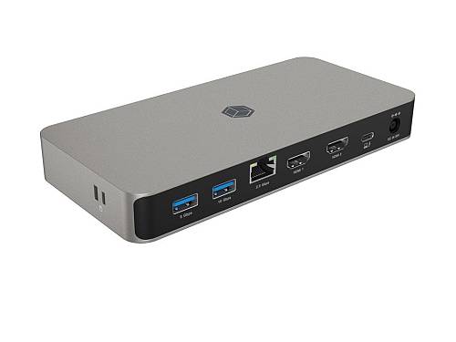 Dockingstation IcyBox USB Type-C mit zweifacher Videoausgabe retail