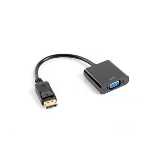 LANBERG Displayport (M)V1.1->VGA(F) Kabel 0,2m schwarz