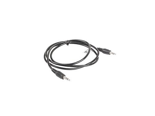 LANBERG Audiokabel Stereo Minijack 3.5mm/3.5mm M/M 1,2m sw