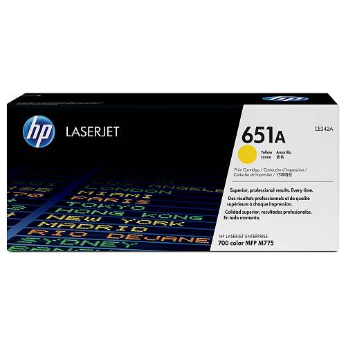 HP 651A original Toner cartridge CE342A yellow standard capacity 16.000 pages 1-pack