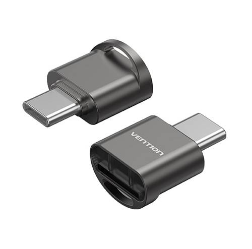 Vention CLMH0 Metal USB-C Card Reader for Micro SD Cards