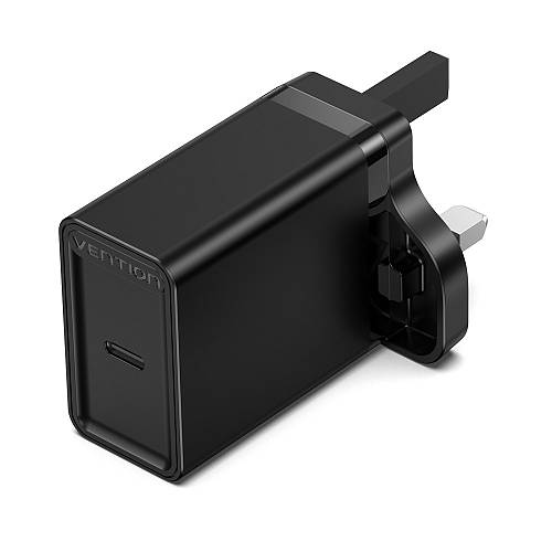 Vention Charger Wall 20W 1xUSBC Black FADB0-UK