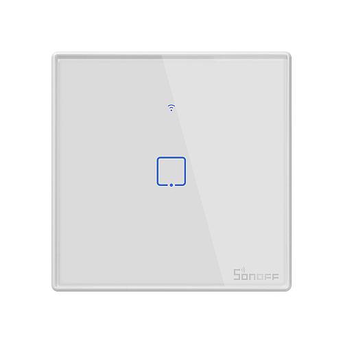 Sonoff T2EU1C-TX WiFi Smart Wall Touch Switch 1-Button White