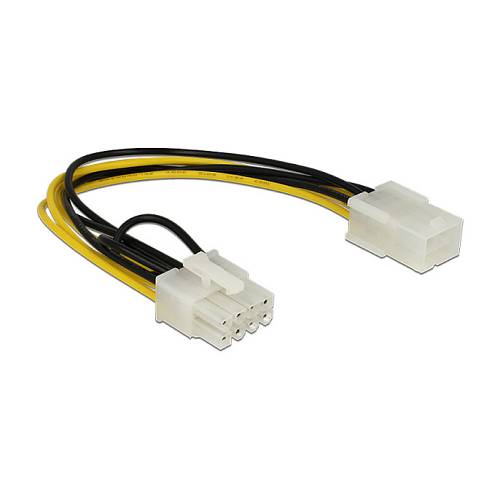 Delock Stromkabel PCI Express 6 Pin Buchse > PCI Express 8 Pin Stecker 20 cm